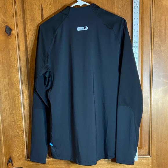 ASICS Black Shirt with Blue Details, Quarter Zip, Women's L - Picture 8 of 11